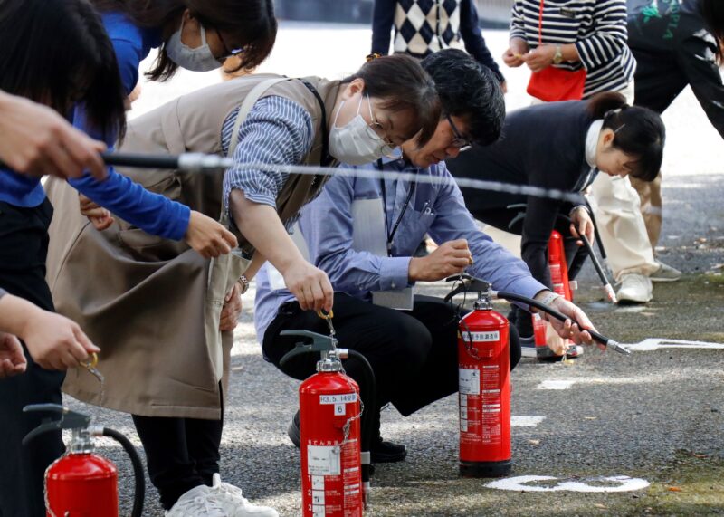 防災訓練を実施しました！の画像